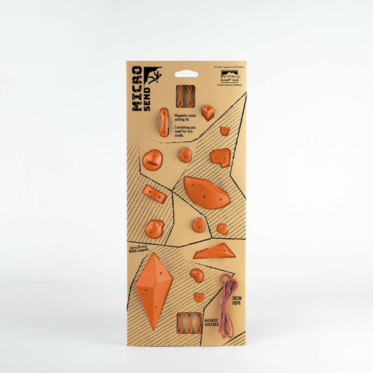 Orange micro send packaging front on white background